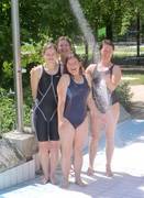 Die vier erfolgreichen Damen vom Schwimmverein Kronach (v. links): Barbara Wachter, Sandra Engerisser, Carmen Wachter und Martina Gesslein